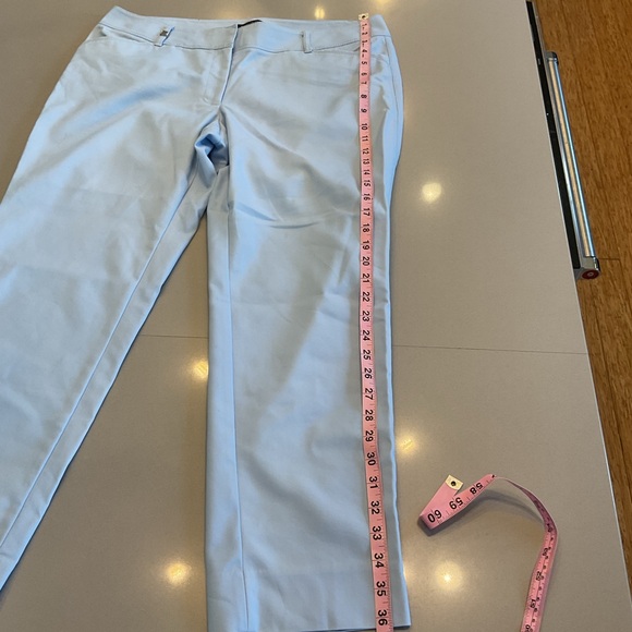 White House Black Market Light Blue Straight Leg Jeans size 12 - Picture 9 of 9